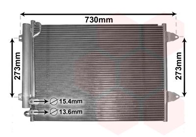 VAN WEZEL Kondensaator,kliimaseade 58005225